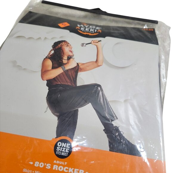 Hyde and Eek Adult 80's Rocker Rock Star Costume - One Size - NWT - 1980's - Picture 4 of 8
